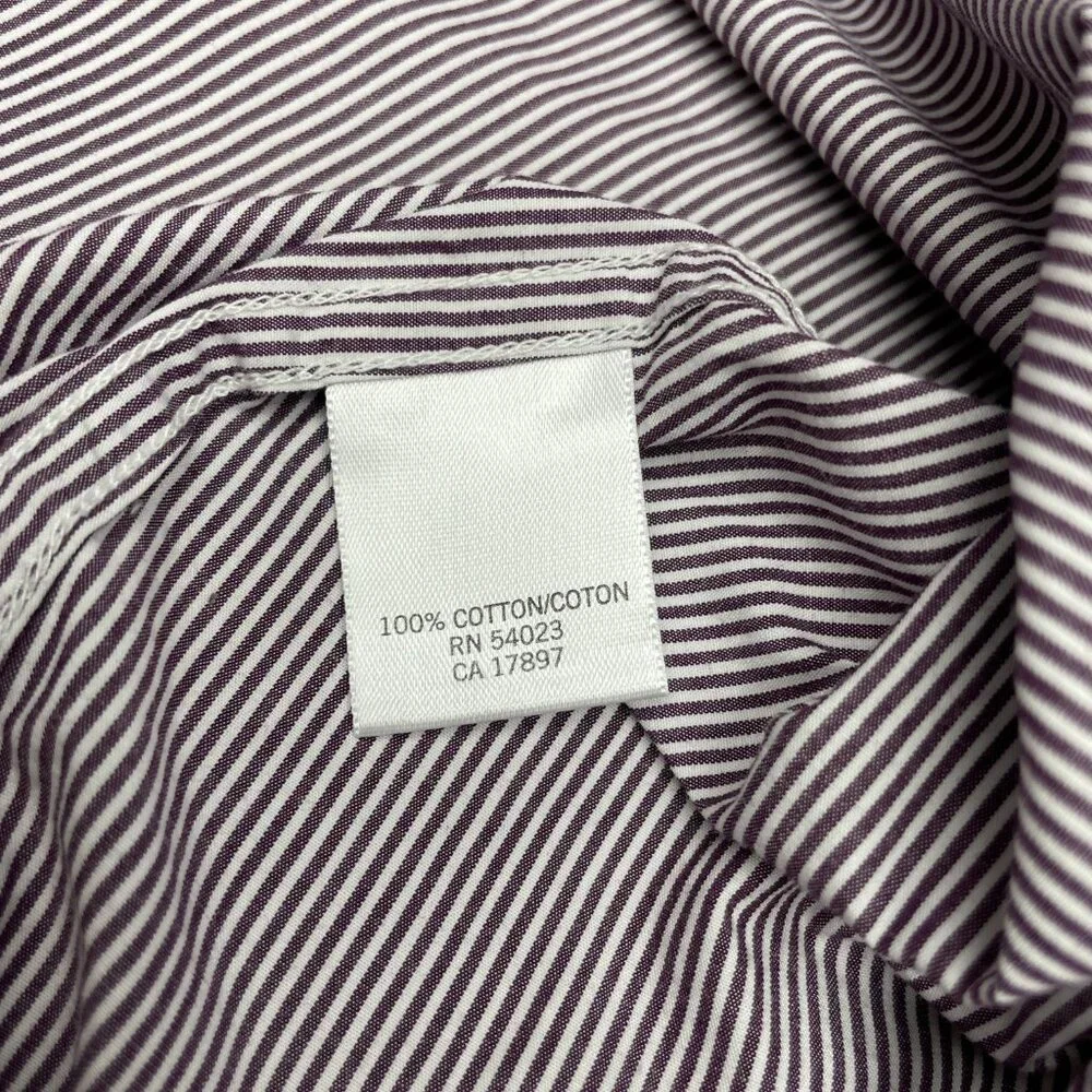 BANANA REPUBLIC Men's EUC Striped Button-Down Long Sleeve | Size‎ XL